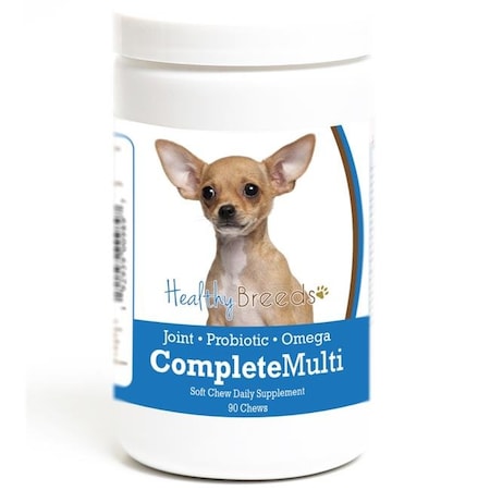 Healthy Breeds Healthy Breeds 192959009897 Chihuahua all in one Multivitamin Soft Chew - 90 Count 192959009897